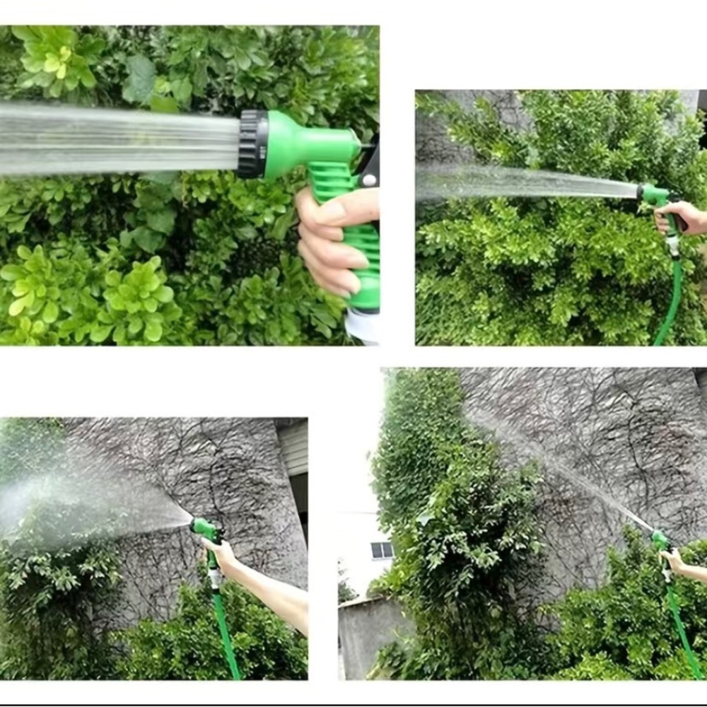 100 Feet Expandable Garden Hose with Multi-Function Spray Nozzle - Picture 3 of 7